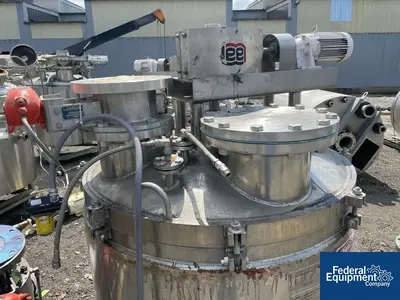USED Lee Industries 175 Gal Lee Double Motion Vacuum Kettle, S/S, 20/100#