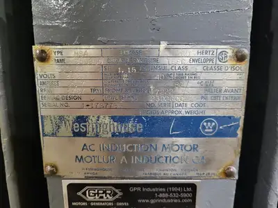 400 hp Vertical Motor, 2300V, 1787 rpm