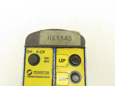 Magnetek TX12M-2 Telepilot Crane Hoist Radio Remote Control 6 Button 2 Speed