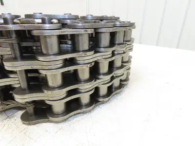 Renold 140 -3 V 3 Strand Roller Chain 1-3/4" Pitch Riveted 1" Rollers 10 Feet