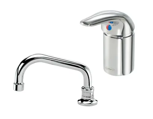 Krowne 16-331L Deck Mount Faucet w/Remote Spout & Single Hole
