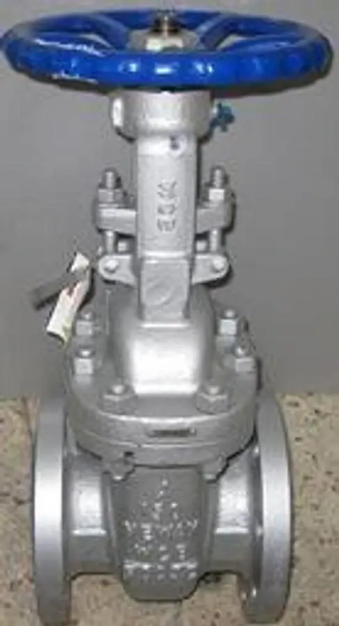 QTY. 1. NEWAY 4" 150 FLANGED RAISED FACE WCB GATE ...