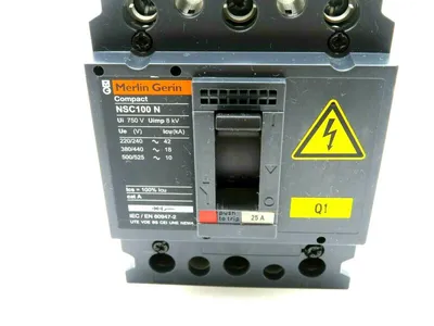 USED MERLIN GERIN NSC100N CIRCUIT BREAKER NSC100N/NA