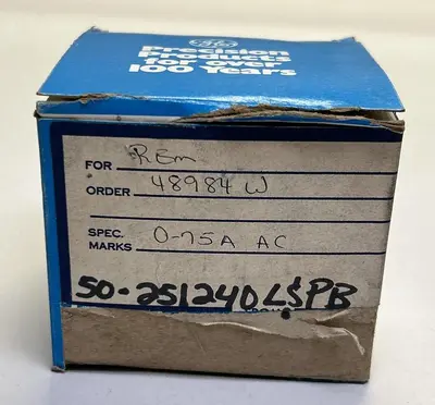 New | in-Stock GENERAL ELECTRIC 50-252140LSPB Meters - Misc Ohio US | Surplus Asset Holdings #1246518