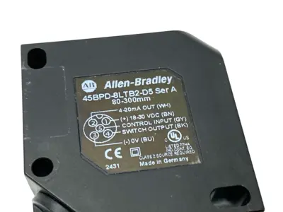 USED ALLEN-BRADLEY SER. A DISCREET ANALOG LASER SENSOR
