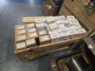 Mixed Superfine Grinding Stones in Crate