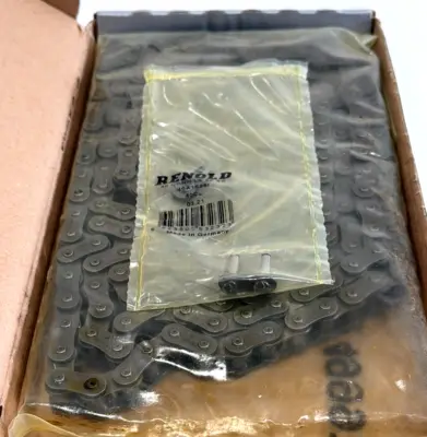 NEW RENOLD 40A1X10FT RIVETED ROLLER CHAIN 1/2" PITCH 10FT 40RB