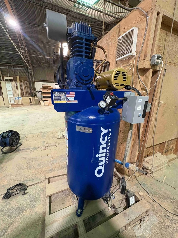 Used QUINCY 253DS80VCB20 Tank Mounted Air Compressors Texas US | MachineryMax #1335146