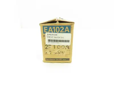 Fuji Electric EA102A Auto-Breaker 100A Circuit Breaker 600VAC