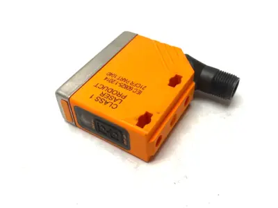 USED IFM RETRO-REFLECTIVE LASER SENSOR M12 4-PIN
