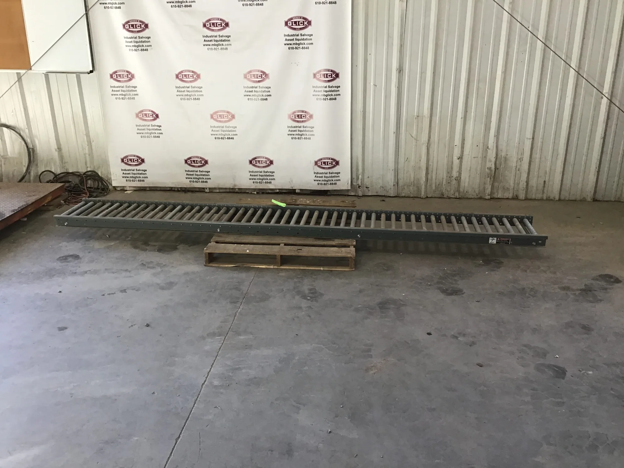 Intelligrated 43001800-343784 Roller Conveyor 140 GR138 3.5/”H 12’LG ASY