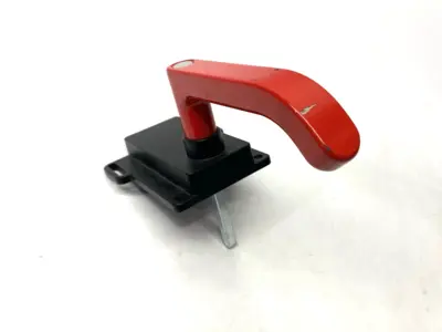 USED EUCHNER ESCAPE HANDLE 106051 MISSING MOUNTING PLATES & BASE