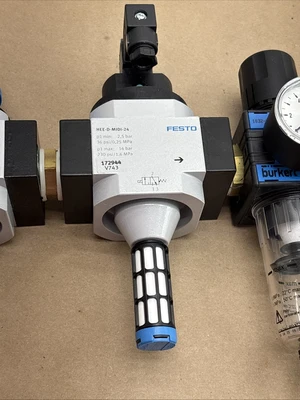 New Festo/burkert  Pneumatic Air Filter Assembly More Info In Description.