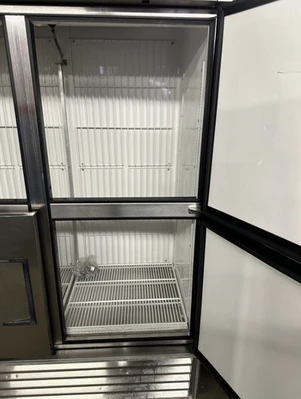 174-0019 True T-49F-4 54" 4 Door Self Contained Reach In Freezer