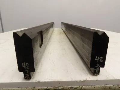 Press Brake Die Punch Set 48-1/4" Long 90° V 1-5/32" W 2-3/4" H 15/32x1/4" V