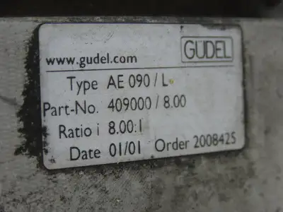 GUEL 409000/8.00 Type AE090/L Worm Gear Reducer 8:1 Ratio