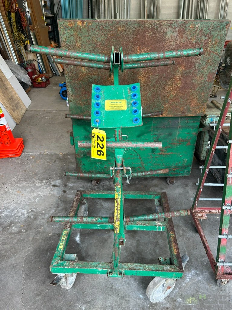 Used _UNKNOWN_ GREENLEE 910 SPINDLE WIRE DISPENSER, PORTABLE Wire Payoffs Illinois US | Heath Industrial Auction Services #1379720