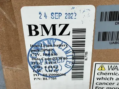Used BMZ COMPANY LTD. BL7705 DP72104Z Batteries Ohio US | HGR 24 #1515782