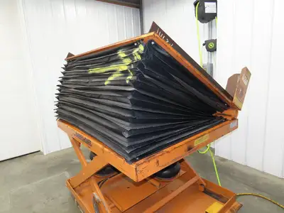 Airfloat Pneumatic Lift Tilt Table Tote Tipper 4000lbs 30° Degree 60x48" Top