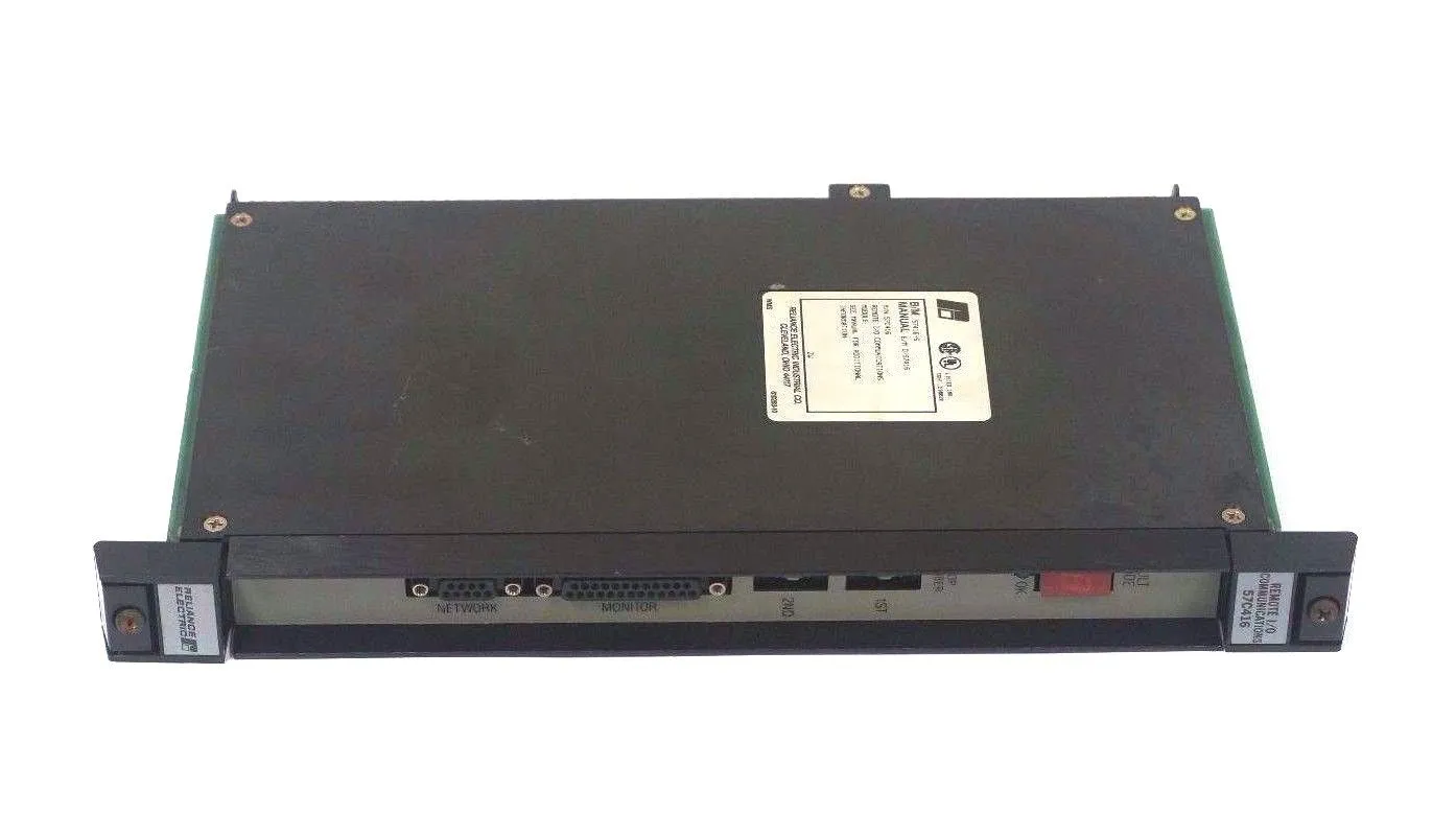 USED RELIANCE ELECTRIC 57416-S COMMUNICATION MODULE 0-57416, 57C416