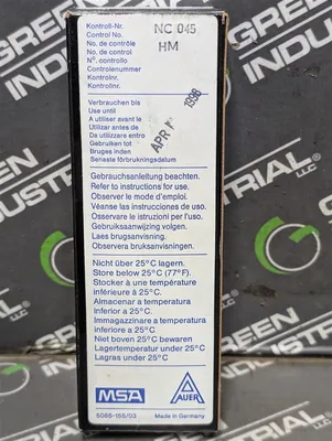 Auer / MSA 487339 1-200 PPM H₂S-1 Hydrogen Sulfide Glass Detector Tube Set New NIB