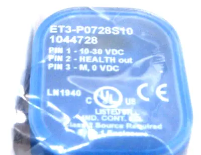 NEW SICK ET3-P0728S10 PHOTOELECTRIC SWITCH 1044728 ET3P0728S10