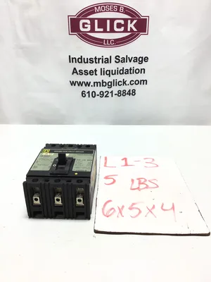 Square D FAL34020 Circuit Breaker 20A 3-Pole 480V