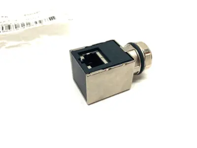 USED ALLEN-BRADLEY SER. B ETHERNET ADAPTER 4-PIN M12 D-CODE FEMALE