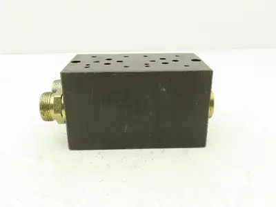 Parker MSP2D23BA910 Hydraulic Manifold Valve Block 2-Station Cetop 3