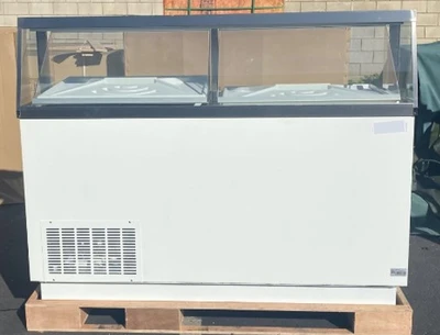 171-0086 68” Self Contained Ice Cream Dipping Cabinet