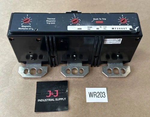 Used Eaton MT3800T Circuit Breakers Indiana US | J&J Industrial Supply #533041