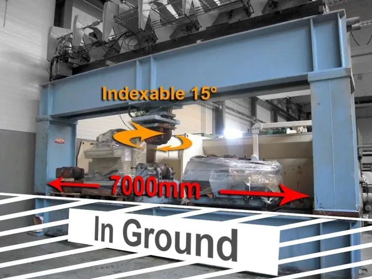 Used FAVRIN 100 TON PLATEROLL / DISH END FORMING Hydraulic Presses BE | Apt International N.V #362175