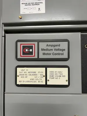 Ampgard MV Switchgear, 4160V, 1000A