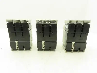 Fuji BW50RAGU3P020 3-Pole Auto Circuit Breaker 20A 500V 3Ph Molded Case Lot of 3