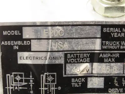 Linde 0009440852 Electric Forklift Brake Control Valve Removed From E20C