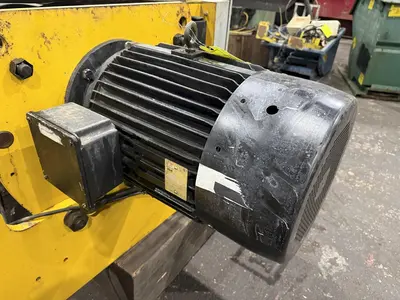 25 TON P&H OVERHEAD BRIDGE CRANE HOIST, NEW 1998, 66" GAUGE: YOBRO #24847