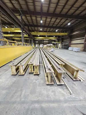 30 TON X 61'8" ZENAR DOUBLE GIRDER OVERHEAD BRIDGE CRANE 40' LIFT, CLASS D : YOBRO #25191