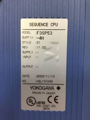 Used YOKOGAWA F3SP53-4H Circuit Boards Michigan US | Ideal Machinery #1260194