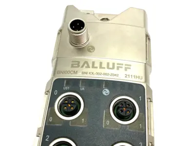 New | in-Stock Balluff IO-Link Networking Junction Hub Module M12 BNI IOL-302-002-Z042 PLC Input & Output Michigan US | Maverick Industrial Sales #1392884