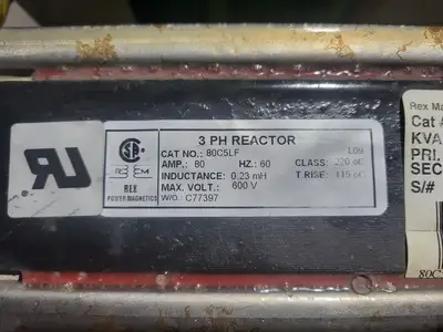 Used REX POWER MAGNETICS 80C5LF Transformers British Columbia CA | Lenmark #1426912