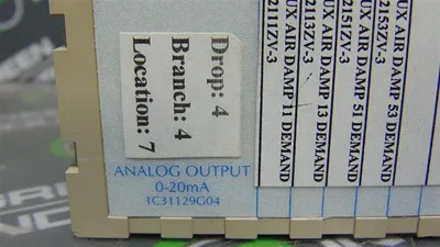 Westinghouse Emerson 1C31129G04 Ovation Analog Output Module Used