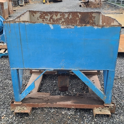 1.2yd Square Steel Hopper