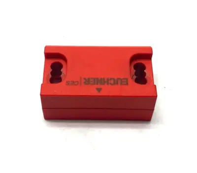 USED EUCHNER SAFETY SWITCH ACTUATOR, CUBE-SHAPED