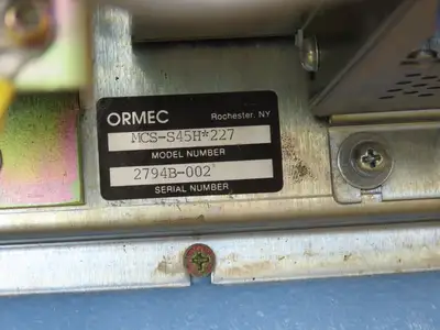 Ormec MCS-S45H*227 AC Servo Motor Drive Controller Helical Chopper