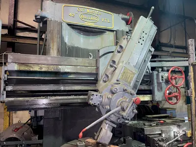 42” BULLARD CUTMASTER 4-JAW VERTICAL TURRET LATHE. STOCK # 0737021