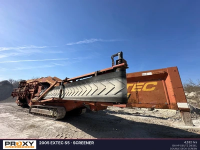 Used 2005 EXTEC S5 Vibratory Screens Pennsylvania US | Proxy Equipment #1384989
