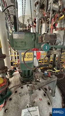 USED IPS 1,200 Gal IPS Reactor, 316 S/S, 90/100#