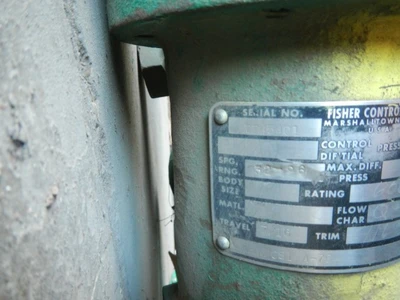 Fisher 2" 600 Class, WCB Steel Socket Weld Control Valve