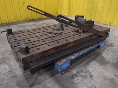 70" X 48" T-SLOTTED ADJUSTABLE ANGLE PLATE: YOBRO #24019