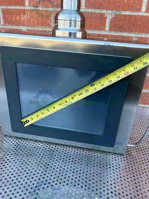 USED NEMATRON M1500T-24-NL TOUCH MONITOR 15", 24VDC W/ ENCLOSURE